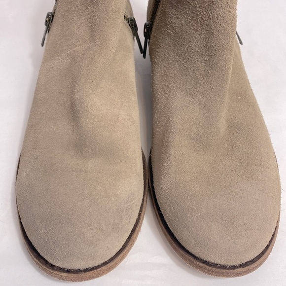 Frye Carly ash suede double zip Chelsea boots 7.5 - Picture 3 of 9